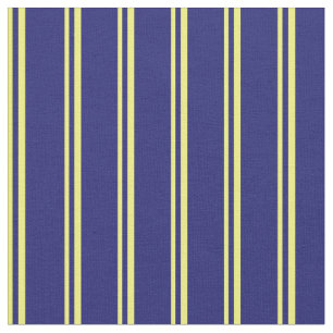 Gelb und Mitternacht blaue, farbige Linien Stoff