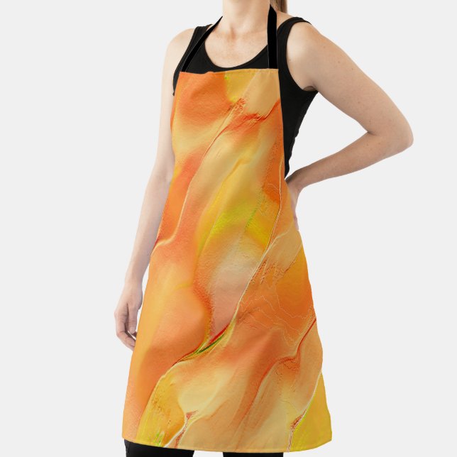 Gelb und orange gehärtet schürze (InSitu)