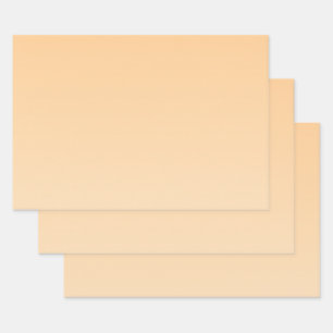 Gelb und orange glänzend geschenkpapier set