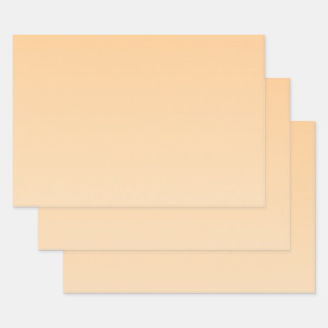 Gelb und orange glänzend geschenkpapier set (Set)