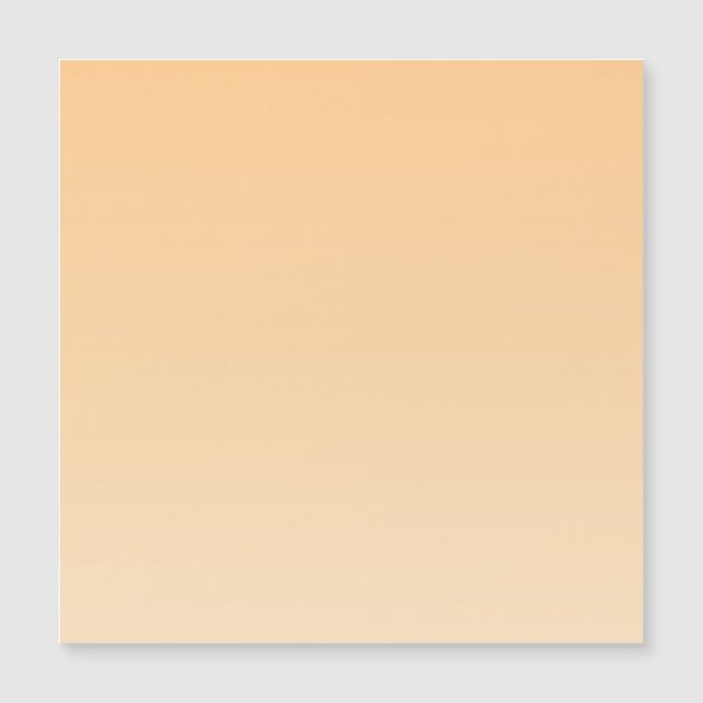 Gelb und orange glänzend magnetkarte (Vorderseite)