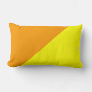 Gelb- und orangefarbener Hintergrund Lendenkissen