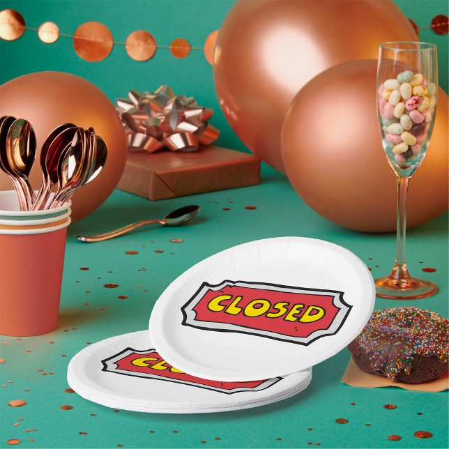 Gelb- und Rotweinzeichen Pappteller (Von Creator hochgeladen)