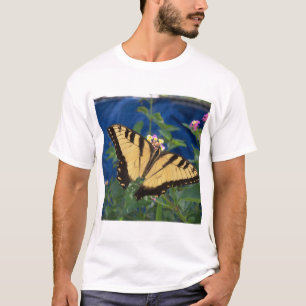 Gelb und schwarz Frack Schmetterling T-Shirt