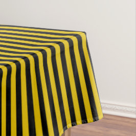 Gelb und schwarz gestreift tischdecke