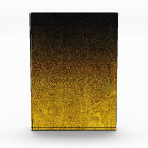 Gelb- und Schwarz-Glitzer-Gradient Fotoblock