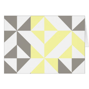 Gelb und silber Geometric ZigZag