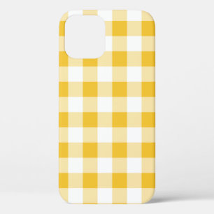 Gelb und Weiß Buffalo Kariertes Muster Gingham Case-Mate iPhone Hülle