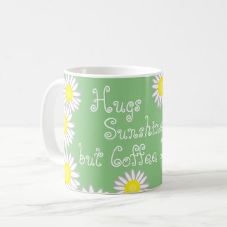 Gelb und weiß gedämmt Sprichwort Kaffeetasse