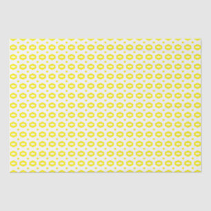 Gelb und Weiß: Geometriana Seidenpapier