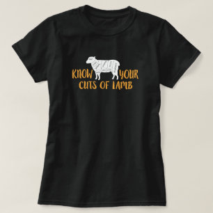 Gelb und Weiß kennen Ihre Lammkugeln T-Shirt