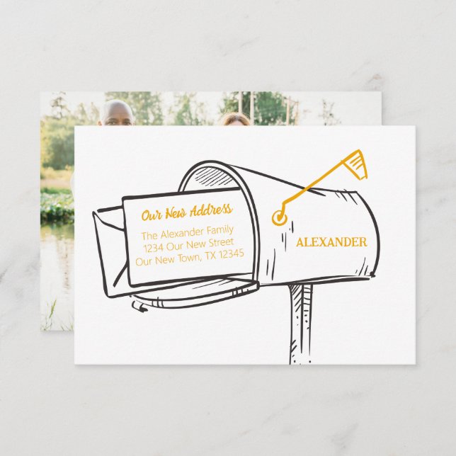 Gelb unsere neue E-Mail-Box bewegen (Vorne/Hinten)