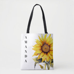 Gelb Wasserfarben Eleganter Individuelle Name Sonn