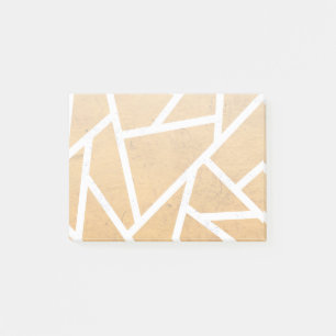 Gelb-Weiß-Mosaikmuster Post-it Klebezettel