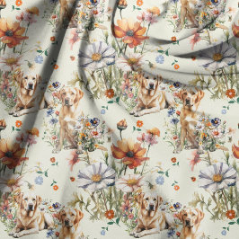 Gelb wiederholendes Lab-Muster  Stoff