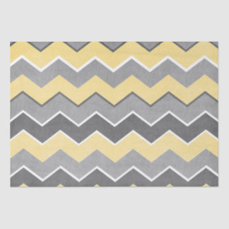 Gelb-Zig-Zag-Muster Seidenpapier
