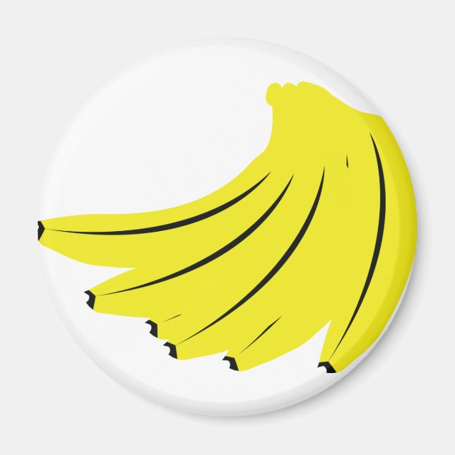 Gelbbananen Magnet (Vorne)