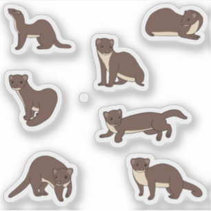 Gelbbbauchweasels Aufkleber