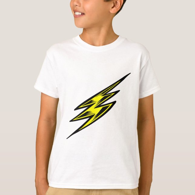 Gelbbblitz T-Shirt (Vorderseite)