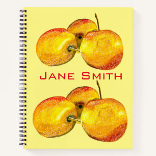 Gelbbirnfrüchte Notizbuch