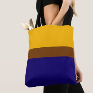 Gelbblau - Schlichte Blockgestaltung