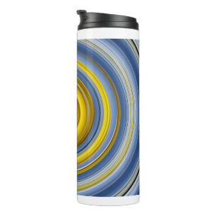 Gelbblau Thermosbecher