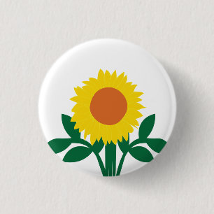 Gelbblume Button