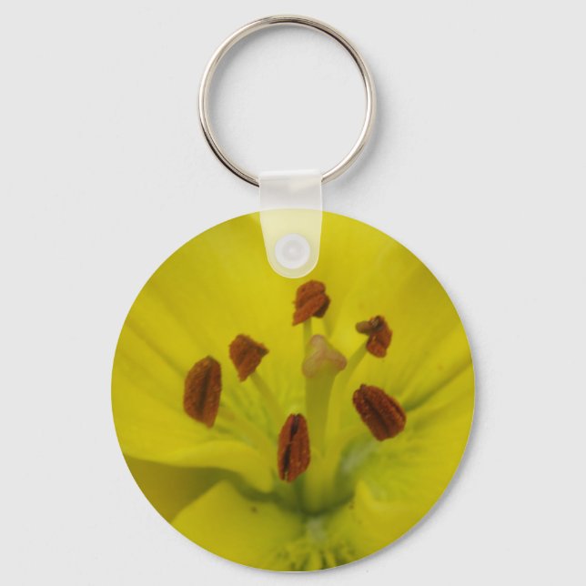 Gelbblütenblume Schlüsselanhänger (Vorderseite)