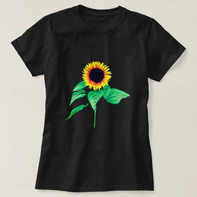 Gelbblütenblume T - Shirt (Design vorne)