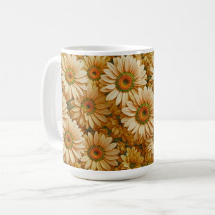 Gelbblütengelbe Gelbblütenblume Kaffeetasse