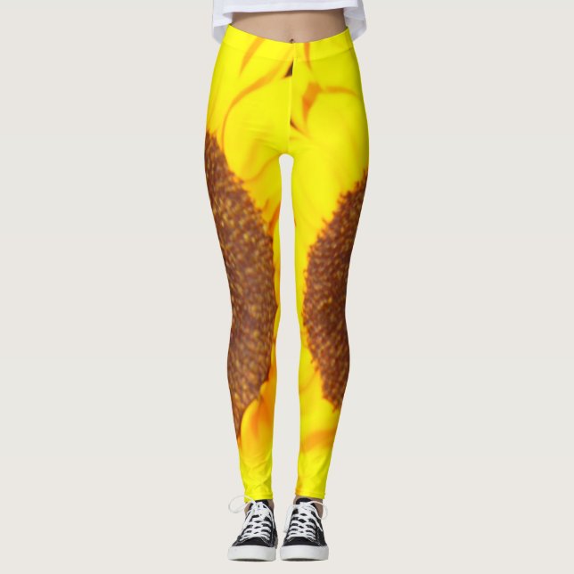 Gelbbraun-Leggings Leggings (Vorderseite)