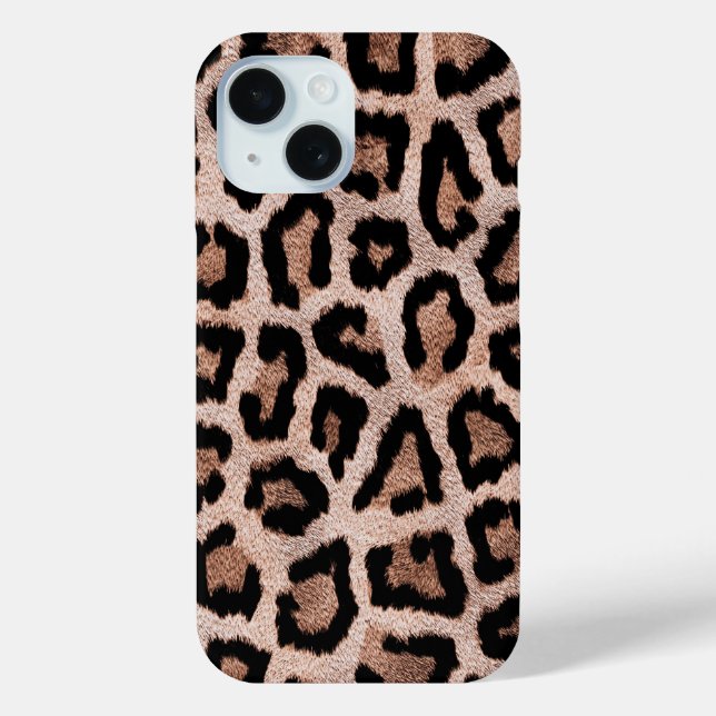 Gelbbraun-Leopard-Tier Case-Mate iPhone Hülle (Rückseite)