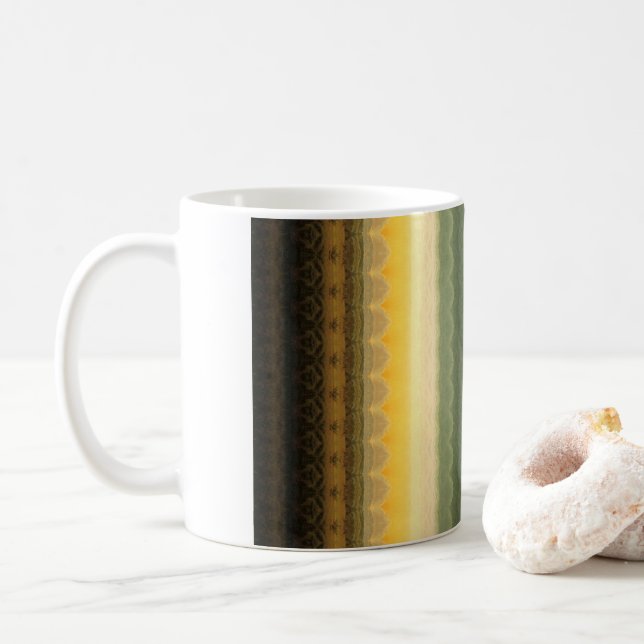 Gelbbraun-Tasse Kaffeetasse (Mit Donut)