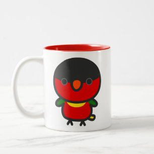 Gelbbüschel-Lori Zweifarbige Tasse