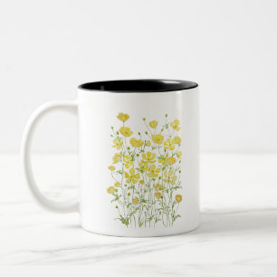 Gelbbutterbecher Blume Zweifarbige Tasse