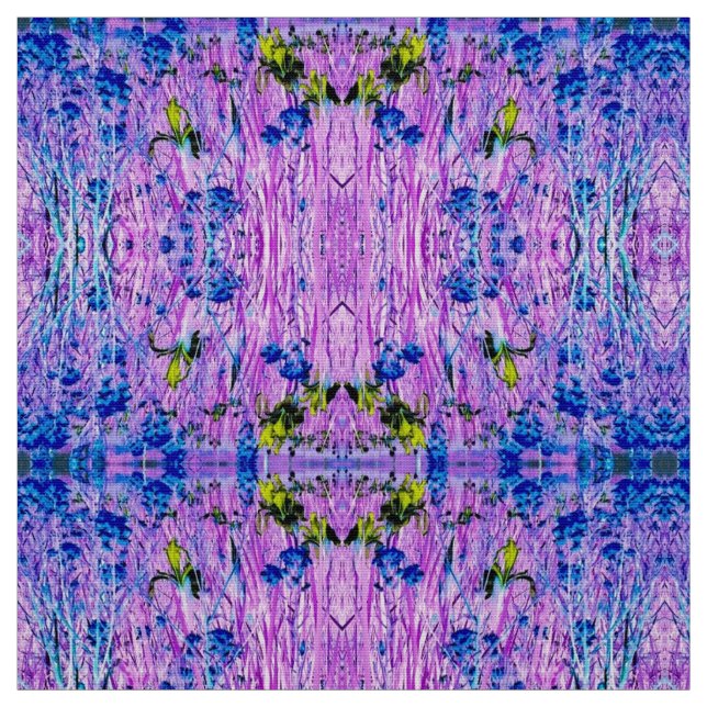 Gelbe Abstrakte Iris Stoff (Muster)