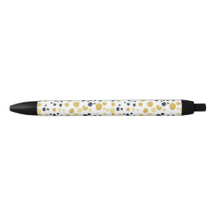 Gelbe Abstrakte Polka Dots Kugelschreiber