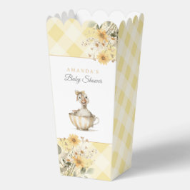 Gelbe Alberne Gänse Kinderdusche Popcorn Geschenkschachtel