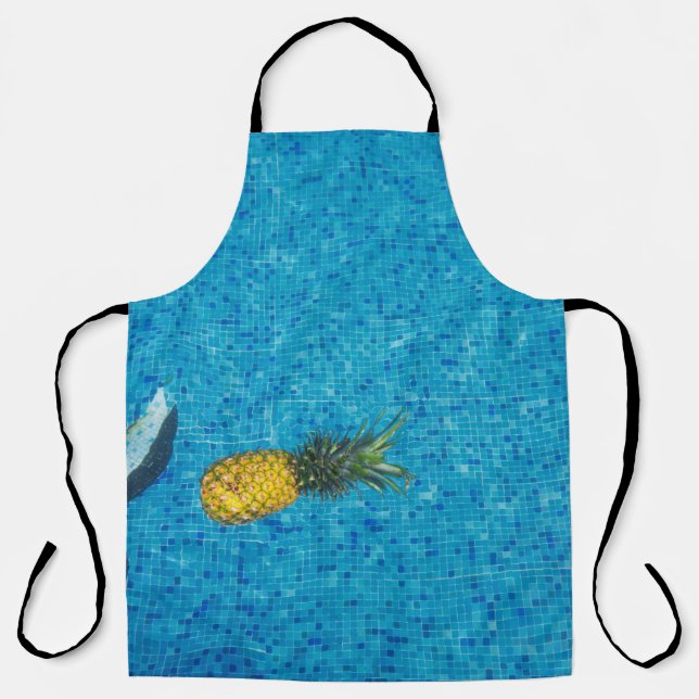 Gelbe Ananas Schürze (Vorderseite)