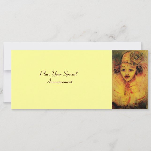 GELBE ANKÜNDIGUNG (Vorderseite)