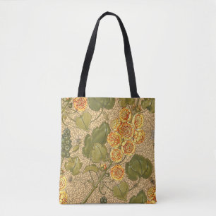 Gelbe Antike Blumen-Tasche