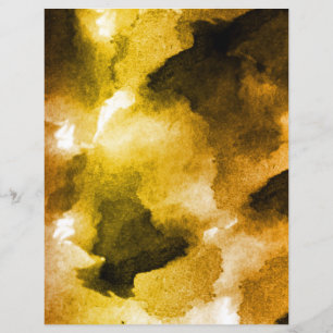 Gelbe Aquarellflecken weich Pastell Scrapbook