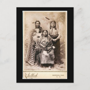 Gelbe Badger, der jüngste, hochgezogene Bone1880 Postkarte