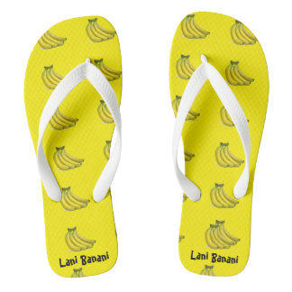 Gelbe Banane Flip Flops