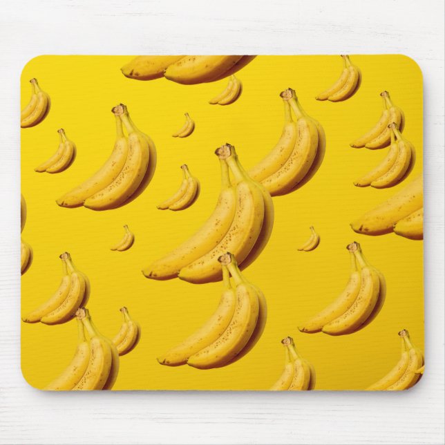 Gelbe Bananenfrüchte Mousepad (Vorne)