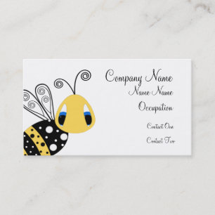 Gelbe Biene Bueinss Karte