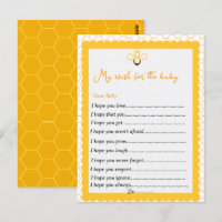 Gelbe Bienenthemen Geschlecht offenbaren Party-Spi