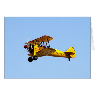 Gelbe Biplane