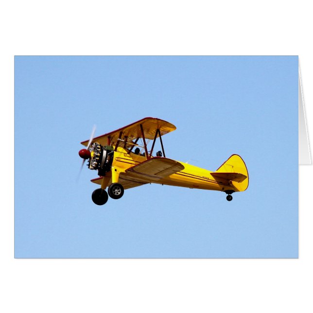 Gelbe Biplane (Vorderseite (Horizontal))