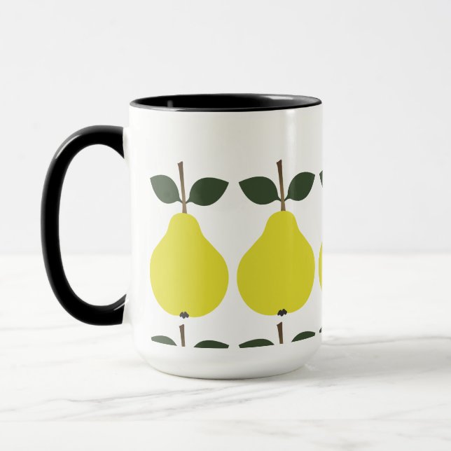 Gelbe Birnen Tasse (Links)